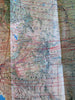 United Air Lines System Route Map Air Atlas United States c. 1969 tourist map