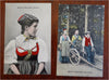 Germany Regional ethnic Costumes Pre-WWI c. 1905-1915 Lot x 15 German Post Cards