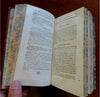 World Described Geography 1773 de la Croix & Bruyere lovely French leather book
