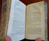 World Described Geography 1773 de la Croix & Bruyere lovely French leather book