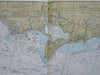 Cape Cod & Buzzard's Bay Massachusetts 1977 So. coastal survey nautical maps x 4