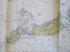 Cape Cod & Buzzard's Bay Massachusetts 1977 So. coastal survey nautical maps x 4