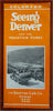 Denver & the Mountain Parks Colorado Tourism c. 1925 pictorial brochure w/ map