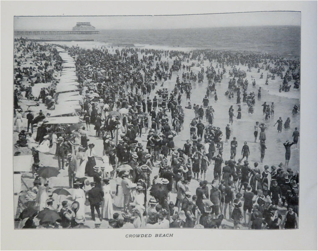 Atlantic City New Jersey Souvenir Album c. 1915 Street & Beach Scenes book