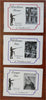 Treadway Inns Mass. & NY Lot x 3 Advertising Booklets c. 1930's w/ map views