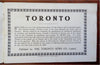 Toronto Canada Souvenir Travel Album c 1910 pictorial book baseball street views