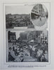 New York City Manhattan Souvenir Album 1907 tourist book street scenes & views
