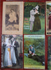 Romance & Love Post Card Lot x 80 Souvenir Keepsakes c. 1910 ephemera lot