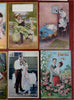 Romance & Love Post Card Lot x 80 Souvenir Keepsakes c. 1910 ephemera lot
