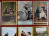 Romance & Love Post Card Lot x 80 Souvenir Keepsakes c. 1910 ephemera lot