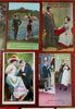 Romance & Love Post Card Lot x 80 Souvenir Keepsakes c. 1910 ephemera lot