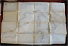 Western Mediterranean WWII era U.S. Navy Coastal Survey 1942 huge navigation map