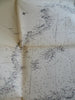 Western Mediterranean WWII era U.S. Navy Coastal Survey 1942 huge navigation map