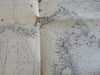 Western Mediterranean WWII era U.S. Navy Coastal Survey 1942 huge navigation map