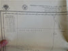 Western Mediterranean WWII era U.S. Navy Coastal Survey 1942 huge navigation map