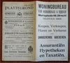 Utrecht Netherlands Tourist City Plan c. 1920 large folding travel brochure