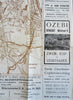 Utrecht Netherlands Tourist City Plan c. 1920 large folding travel brochure