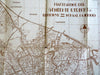 Utrecht Netherlands Tourist City Plan c. 1920 large folding travel brochure