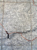 Turnbridge Wells England British Isles c. 1871 Wyld lg. linen backed boxed map