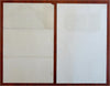 Grand Canyon Arizona El Tovar Lot x 2 Decorative Stationary Sheets c. 1920's