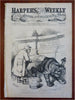 Stanley & Livingstone meeting Nast Tammany tiger cover Harper's 1872 full issue