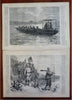 Stanley & Livingstone meeting Nast Tammany tiger cover Harper's 1872 full issue