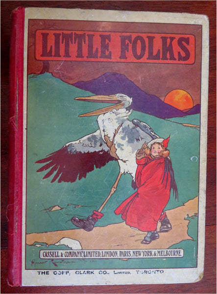 Canadian Little Folks Children's Stories c. 1910-20 illustrated juvenile book