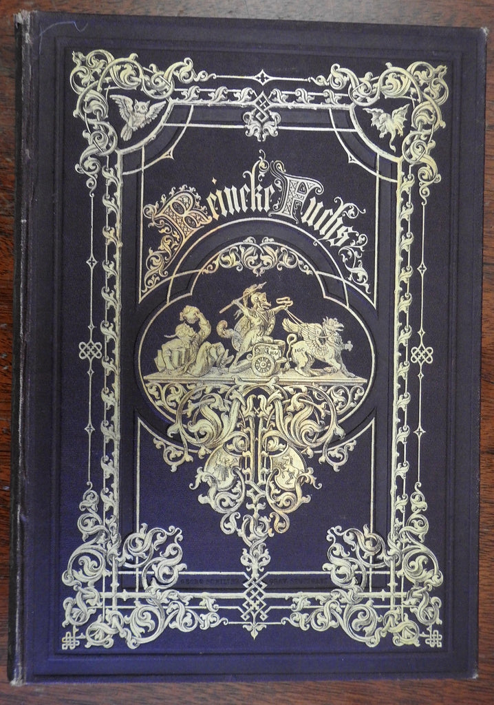 Reynard the Fox 1857 Goethe illustrated book Kaulbach illustrations pictorial