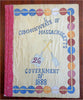 Massachusetts State Government 1888 Official Hand written Year book all names!