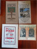Gift Book Catalogs 1908-1913 Lot x 4 pictorial promo catalogs vintage ads