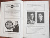 MIT Tech Show 1927 West is East Tango Dancing Souvenir Program Vintage Ads