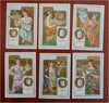 Liebig's Fleisch-Extract splendid art nouveau food Mucha-type set x6