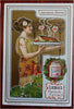 Liebig's Fleisch-Extract splendid art nouveau food Mucha-type set x6