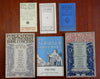 Methodist Book Catalogs 1908-1913 religion Lot x 6 booklets Catalogs