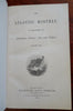 Atlantic Monthly 1866 Jan-June leather book Stowe Longfellow Hawthorne Whittier