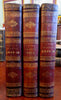 British Quarterly Review News Travel & Discoveries 1816-19 leather 3 vol. set