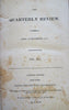 British Quarterly Review News Travel & Discoveries 1816-19 leather 3 vol. set