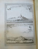 West Africa Senegal 1747 Age of Exploration voyages rare book w/ 20 maps & views