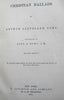 Christian Ballads 1865 Arthur Coxe decorative gift leather book
