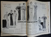 Art Deco era Delineator society magazine 1933 Feb. color comic strips