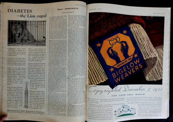 洋書 Delineator July 1933 The Delineator from 1890 – 1932 — The 21st Century Matriarch