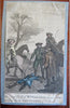 Crime engravings mail Robbery Forgery Smuggling suicide c. 1760-90 lot 9 prints