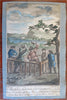 Crime engravings mail Robbery Forgery Smuggling suicide c. 1760-90 lot 9 prints