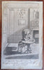 Crime engravings mail Robbery Forgery Smuggling suicide c. 1760-90 lot 9 prints