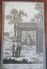 British Crime & Punishment Engravings Jails Chains c. 1760-90 lot x 8 prints