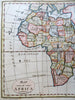 Africa Continent Egypt Madagascar Guinea Abyssinia 1793 Neele engraved map
