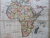 Africa Continent Egypt Madagascar Guinea Abyssinia 1793 Neele engraved map