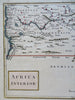 Africa Interior Nile River Mountains of the Moon prominent 1768 Toms color map