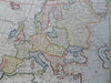 Europe Holy Roman Empire Ottoman Empire 1786 Bowen hand color map