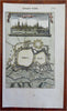 Arras France Picardie Fortifications Miniature City View 1672 Mallet print